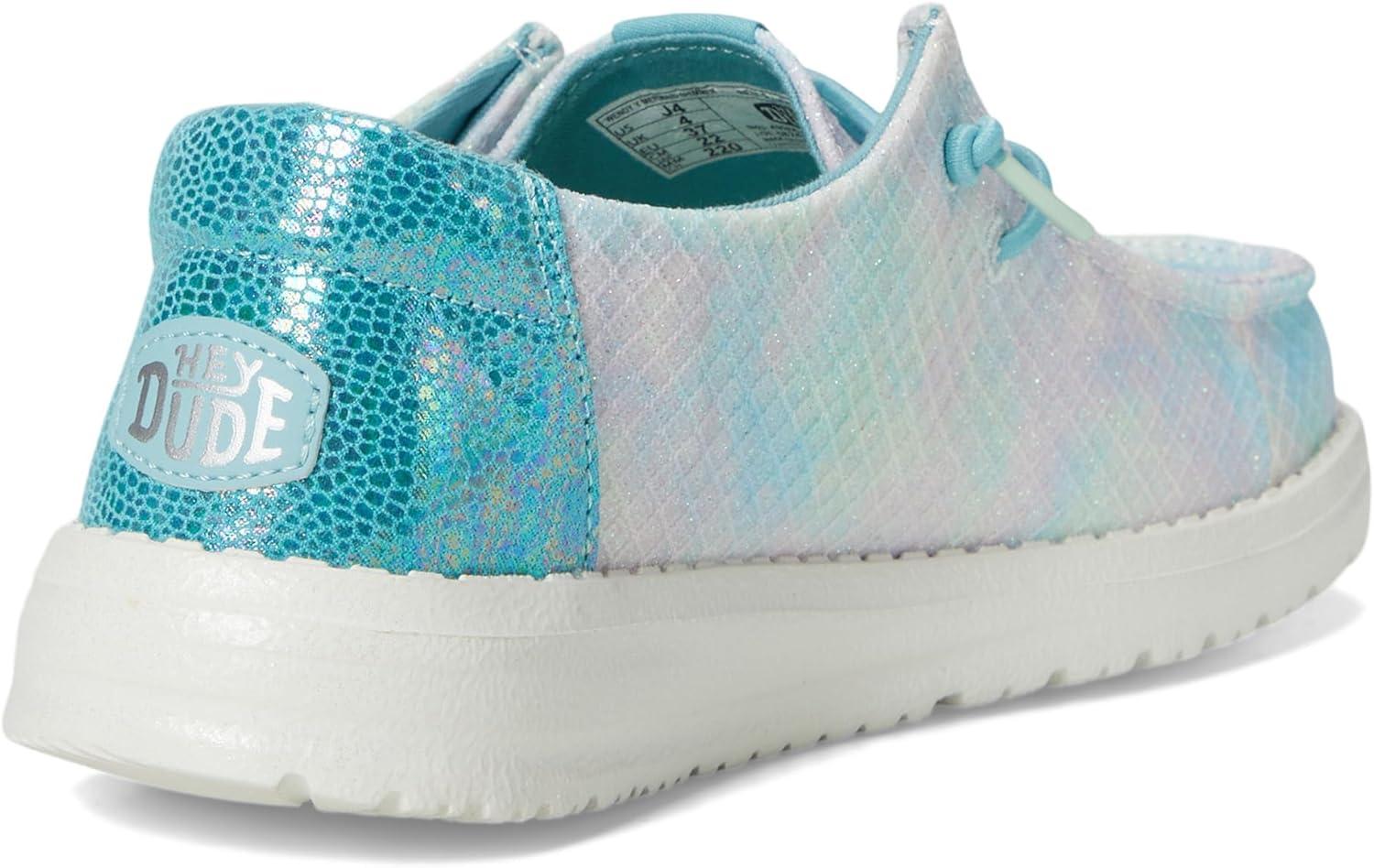 imageHey Dude Girls Wendy Iridescent Leo Little Big Kid LoaferReef BlueMulti