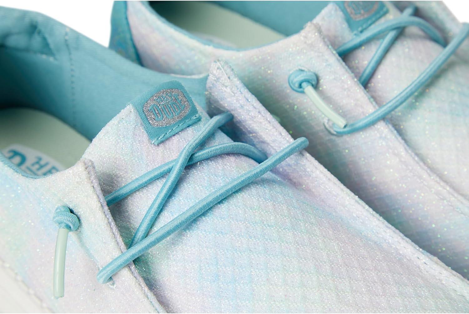 imageHey Dude Girls Wendy Iridescent Leo Little Big Kid LoaferReef BlueMulti