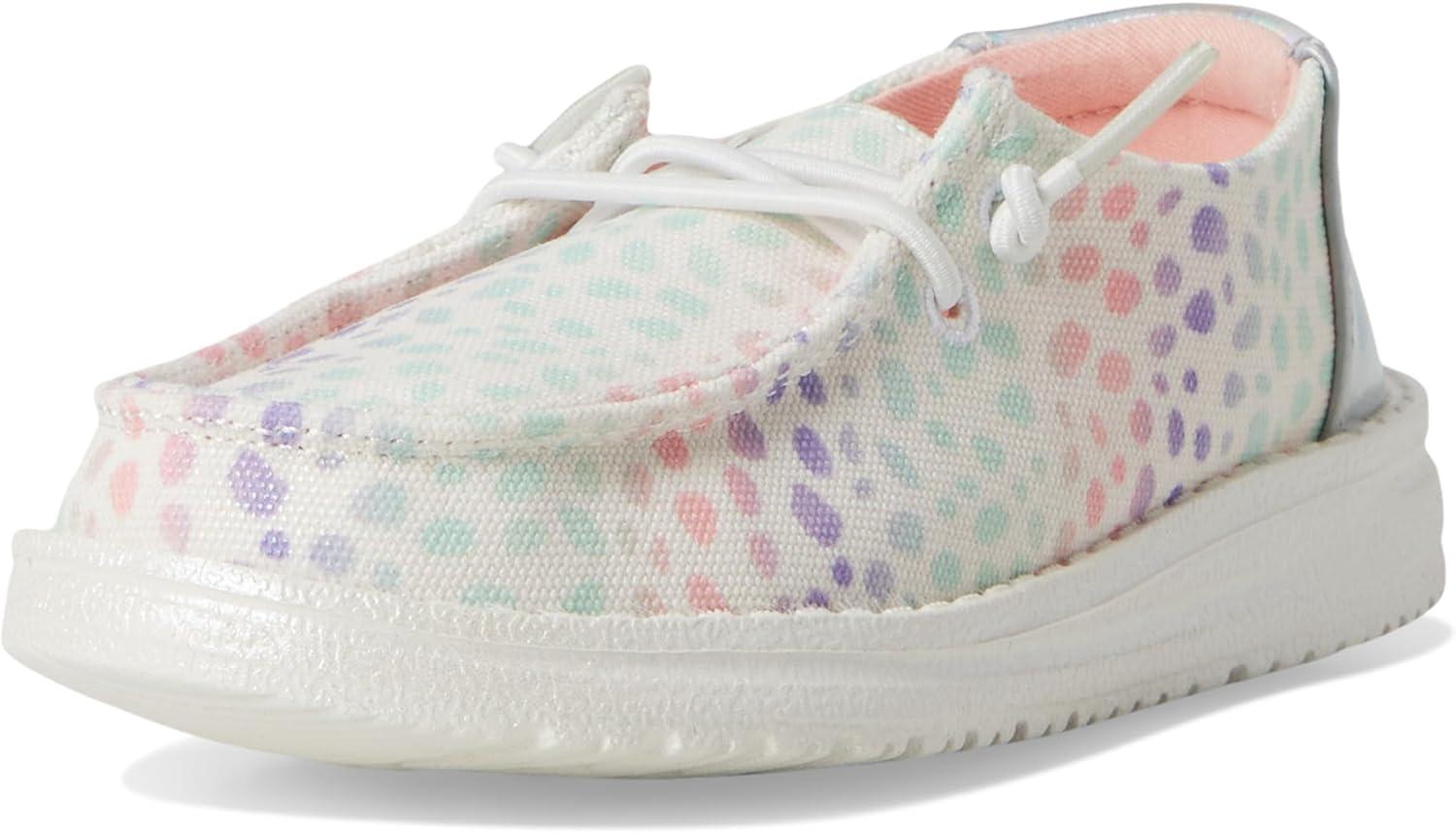 imageHey Dude Girls Wendy Iridescent Leo Little Big Kid LoaferWhiteMulti
