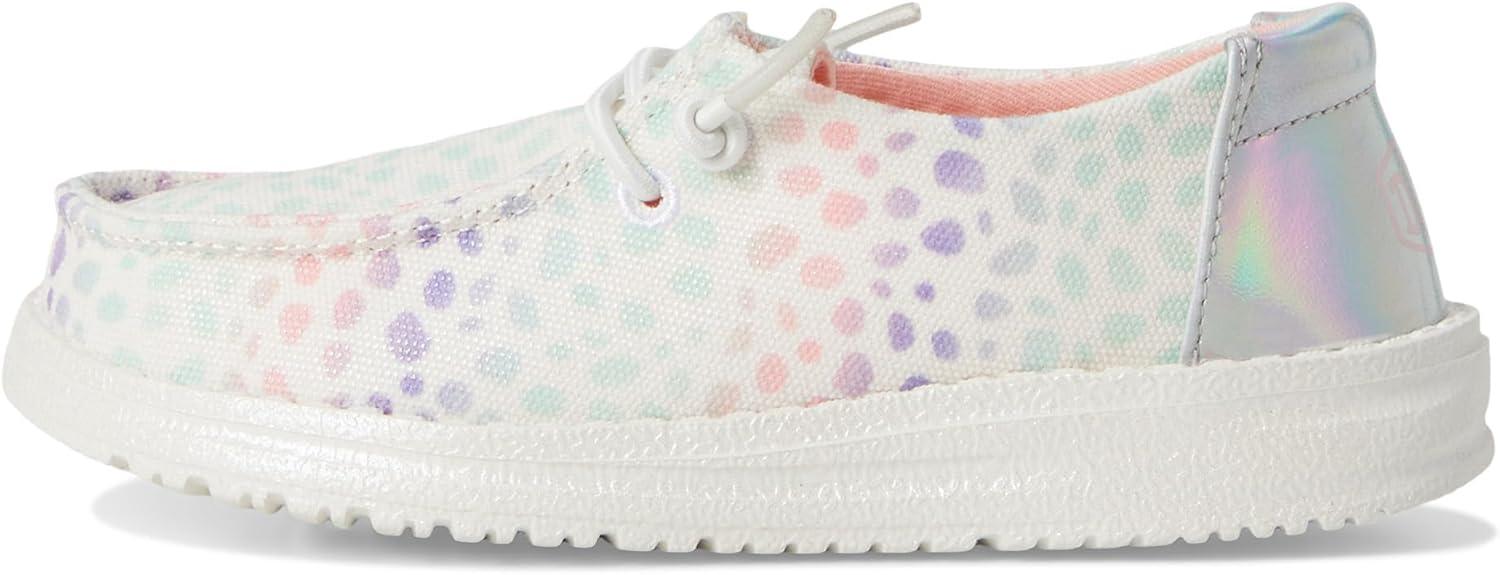 imageHey Dude Girls Wendy Iridescent Leo Little Big Kid LoaferWhiteMulti