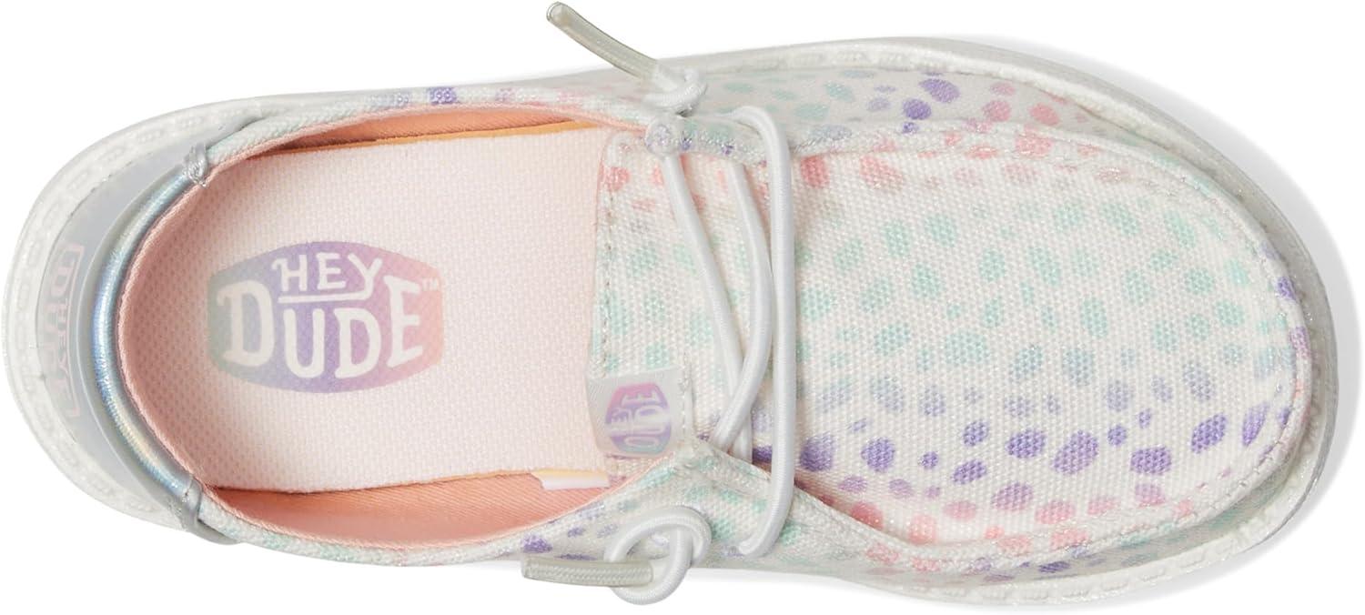 imageHey Dude Girls Wendy Iridescent Leo Little Big Kid LoaferWhiteMulti