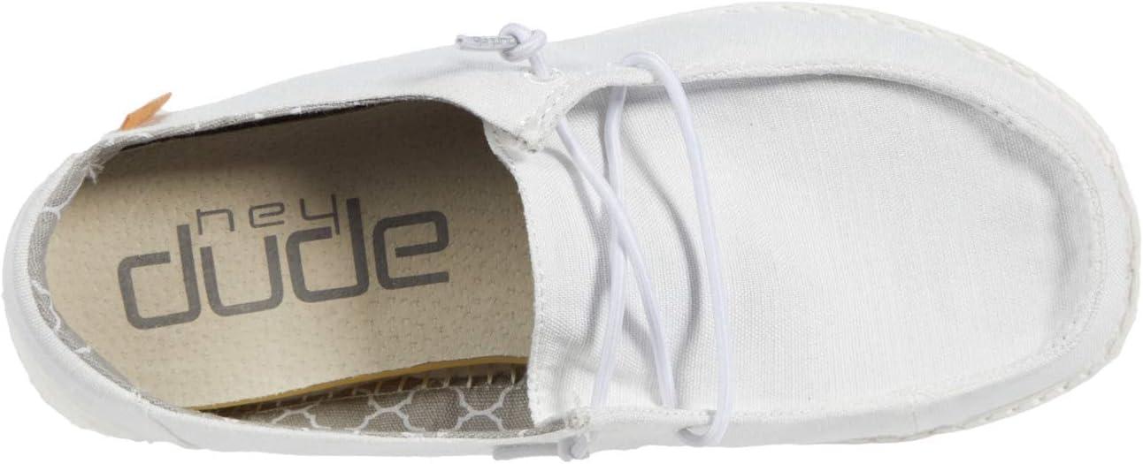 imageHey Dude Girls Wendy Linen ShoeWhite