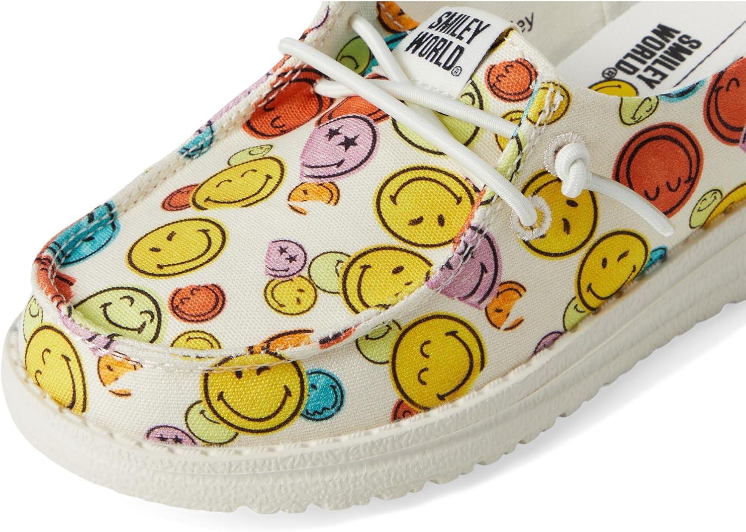 imageHey Dude Girls Wendy Smiley Little Big Kid LoaferCreamMulti