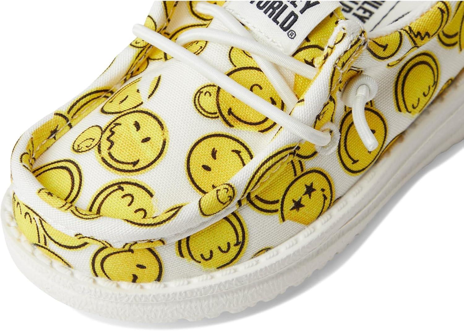 imageHey Dude Girls Wendy Smiley Little Big Kid LoaferWhiteYellow
