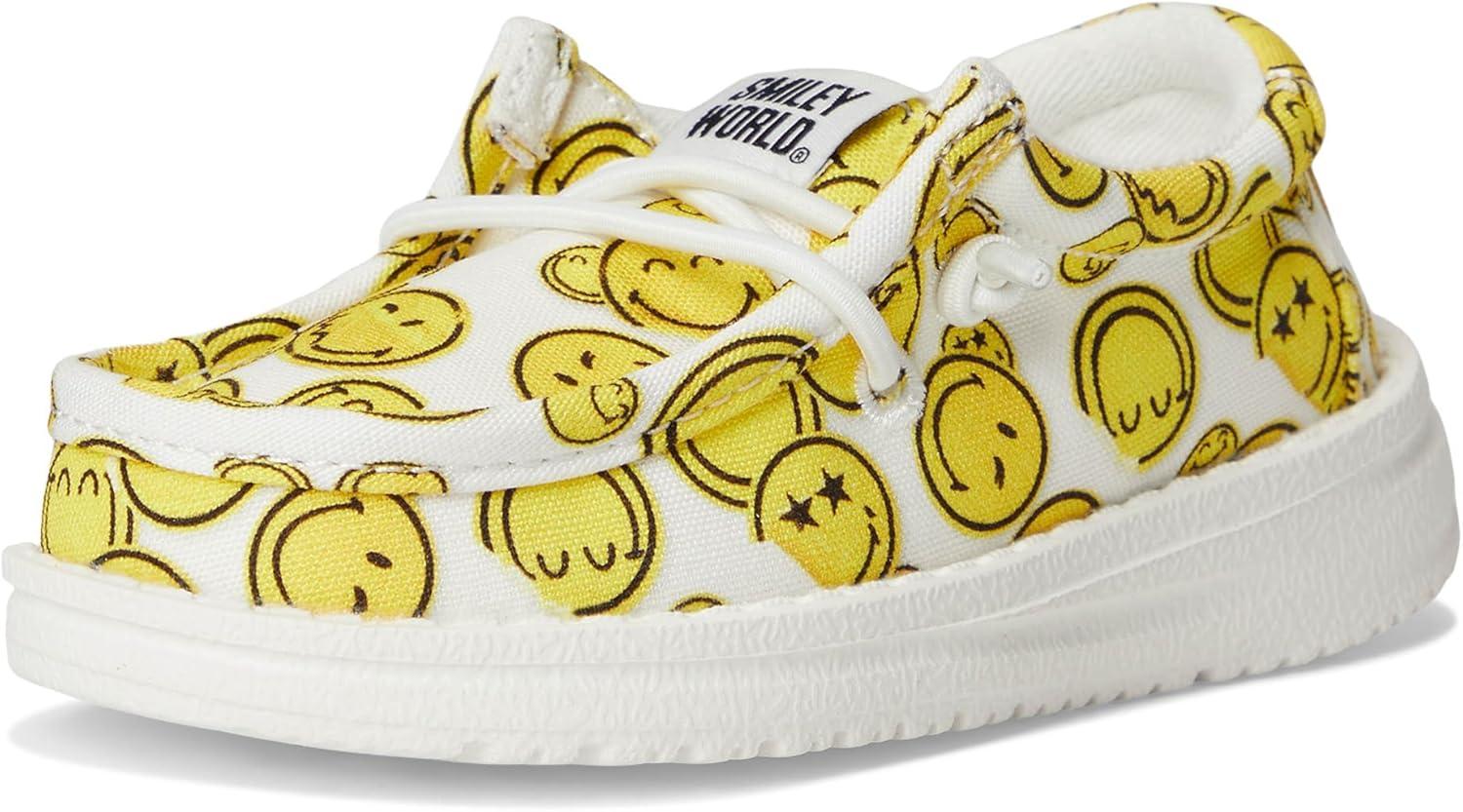 imageHey Dude Girls Wendy Smiley Little Big Kid LoaferWhiteYellow