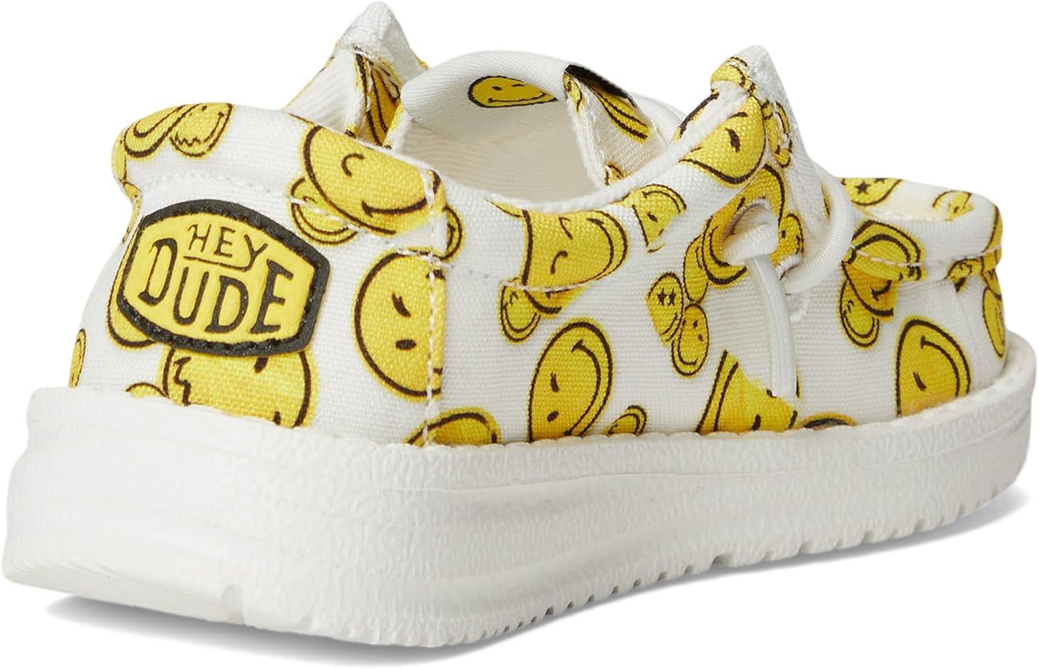 imageHey Dude Girls Wendy Smiley Little Big Kid LoaferWhiteYellow