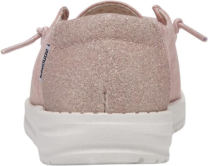 imageHey Dude Girls Wendy Youth Multiple Sizes ampamp Colors  Girls Shoes  Girls Lace Up Loafers  Lightweight ampamp ComfortableSparkling Kitty