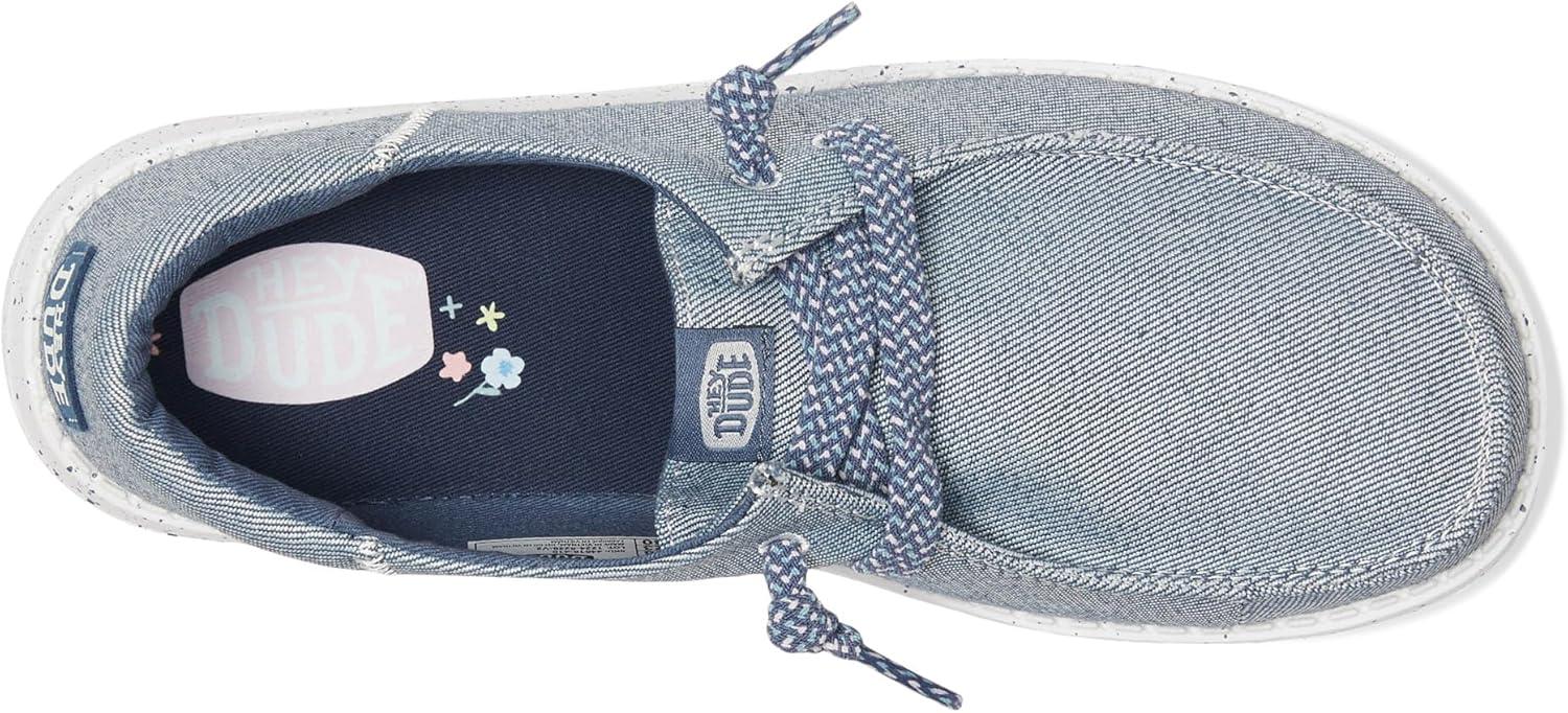 imageHey Dude Kids Wendy Funk Friendship Little Big Kid Lace SlipOnNavy