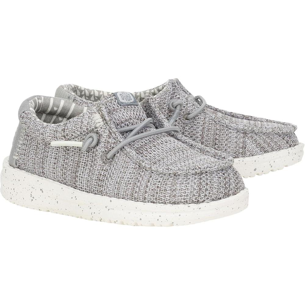 imageHEYDUDE BabyGirls Wendy Stretch Mesh Toddler LoaferLight Grey