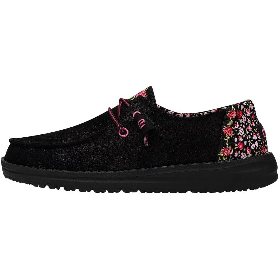 imageHEYDUDE Womens Wendy Canvas Womens Shoes Womens Slipon Loafers Comfortable ampamp LightWeightJodi Inked
