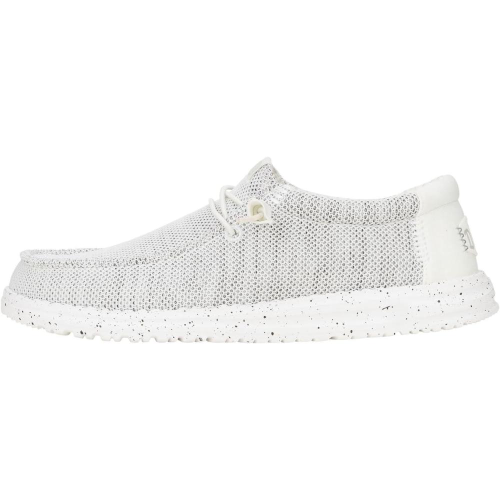 imageHEYDUDE Womens Wendy Canvas Womens Shoes Womens Slipon Loafers Comfortable ampamp LightWeightStorm White