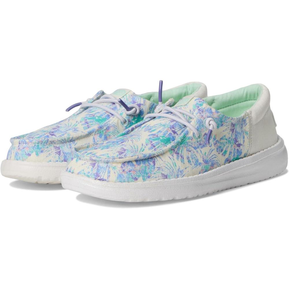 imageHey Dude Girls Wendy Iridescent Leo Little Big Kid LoaferCreamMulti