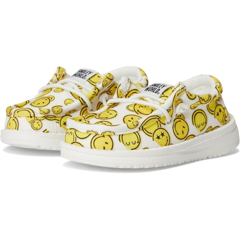 imageHey Dude Girls Wendy Smiley Little Big Kid LoaferWhiteYellow