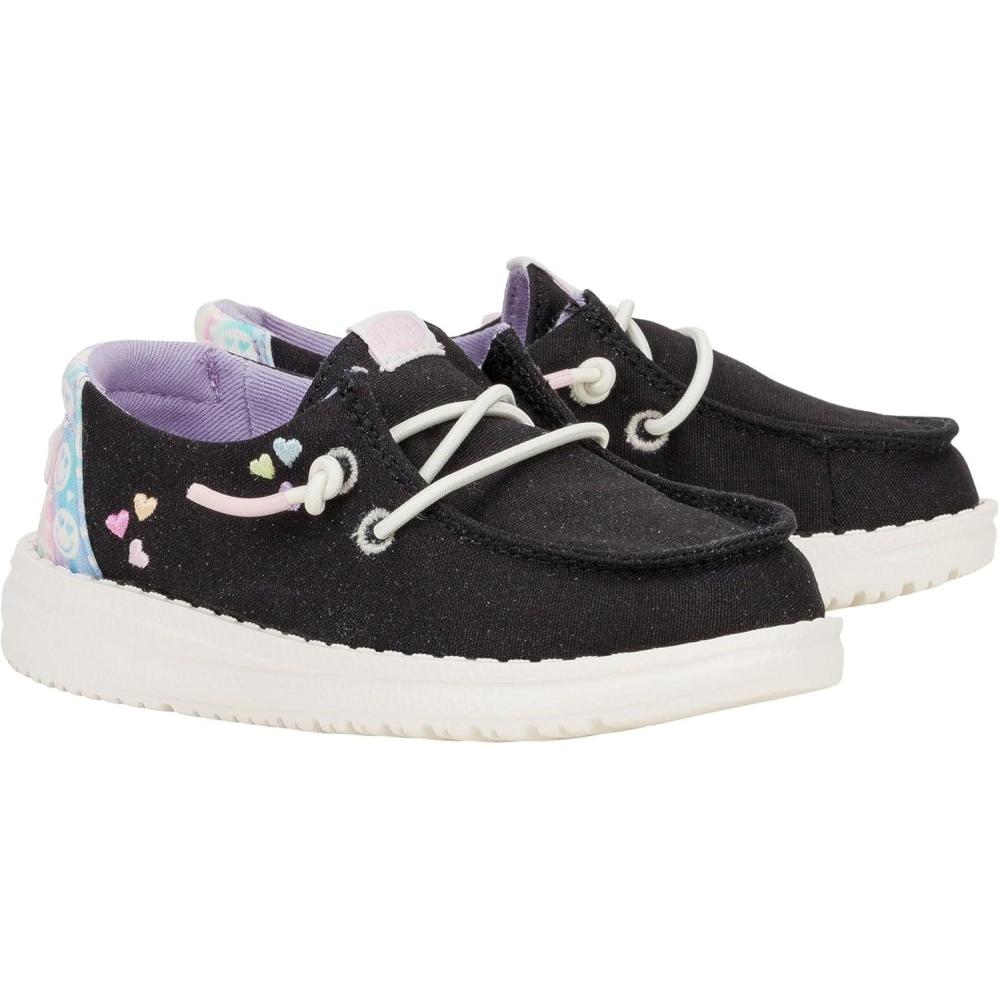 imageHey Dude Kids Wendy Sweet Treat Loafers for Toddler Girls  Breathable ampamp ComfortableBlackMulti