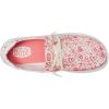 imageHEYDUDE Girls Wendy Watercolor Hearts Little Big Kid LoaferPinkWhite