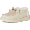 imageHEYDUDE Womens Wendy Brushed Cozy Toddler LoaferIvory