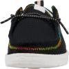imageHEYDUDE Womens Wendy Canvas Womens Shoes Womens Slipon Loafers Comfortable ampamp LightWeightBlack