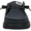 imageHEYDUDE Womens Wendy Canvas Womens Shoes Womens Slipon Loafers Comfortable ampamp LightWeightBlackBlack