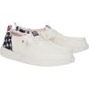 imageHEYDUDE Womens Wendy Canvas Womens Shoes Womens Slipon Loafers Comfortable ampamp LightWeightFunk WhiteNavy Blazer