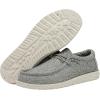 imageHEYDUDE Womens Wendy Canvas Womens Shoes Womens Slipon Loafers Comfortable ampamp LightWeightIron