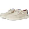 imageHEYDUDE Womens Wendy Canvas Womens Shoes Womens Slipon Loafers Comfortable ampamp LightWeightOffwhite Patriotic