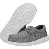 imageHEYDUDE Womens Wendy Canvas Womens Shoes Womens Slipon Loafers Comfortable ampamp LightWeightStone