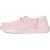 imageHEYDUDE Womens Wendy Funk Shoelry Little Big Kid SlipOnLight Pink