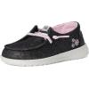 imageHEYDUDE Womens Wendy Shimmer Flower Toddler SlipOnCharcoal
