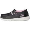 imageHEYDUDE Womens Wendy Shimmer Flower Toddler SlipOnCharcoal