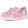 imageHey Dude Girls Wendy Youth ShoesBling Pink CowSilver
