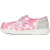 imageHey Dude Girls Wendy Youth ShoesBling Pink CowSilver
