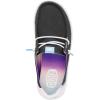 imageHey Dude Kids Wendy Color Fun Little KidBig Kid  Shoes for Kids  Comfy Canvas Upper  Rubber OutsoleBlack