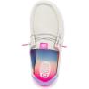 imageHey Dude Kids Wendy Color Fun Little KidBig Kid  Shoes for Kids  Comfy Canvas Upper  Rubber OutsoleGrey
