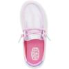 imageHey Dude Kids Wendy Iridescent Sparkle Little KidBig Kid  Loafers for Kids  Canvas Upper  Cotton LiningPurple