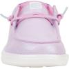 imageHey Dude Kids Wendy Iridescent Sparkle Little KidBig Kid  Loafers for Kids  Canvas Upper  Cotton LiningPurple