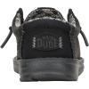 imageHEYDUDE Mens Wally Classic Little Big Kid LoaferBlackCharcoal