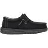 imageHEYDUDE Mens Wally Classic Little Big Kid LoaferBlackCharcoal