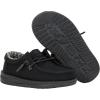 imageHEYDUDE Mens Wally Classic Little Big Kid LoaferBlackCharcoal