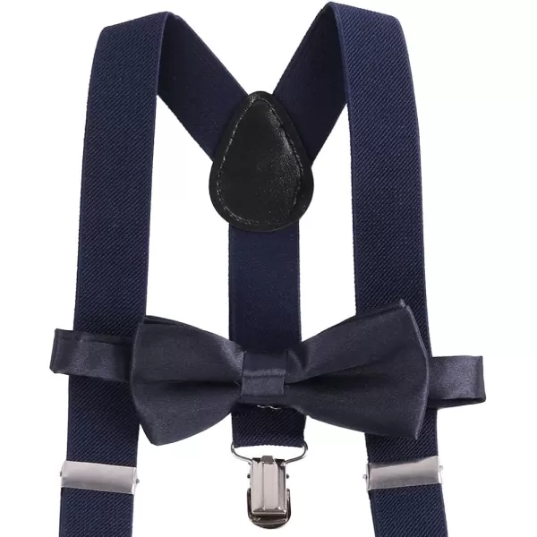 Baby Boys Cake Smash Clothes Diaper Suspenders Pants Bow Tie 3PCS Set First 1st 2nd Birthday Outfit for Photo Prop PartyNavy Blue