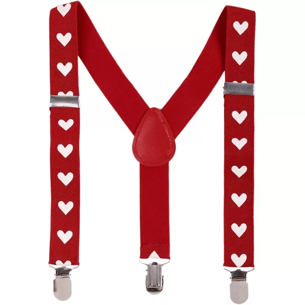 Baby Boys Cake Smash Outfit First 1st Birthday Bloomers Adjustable Suspenders Bowtie Set for Photo Props CostumeRed  Heart