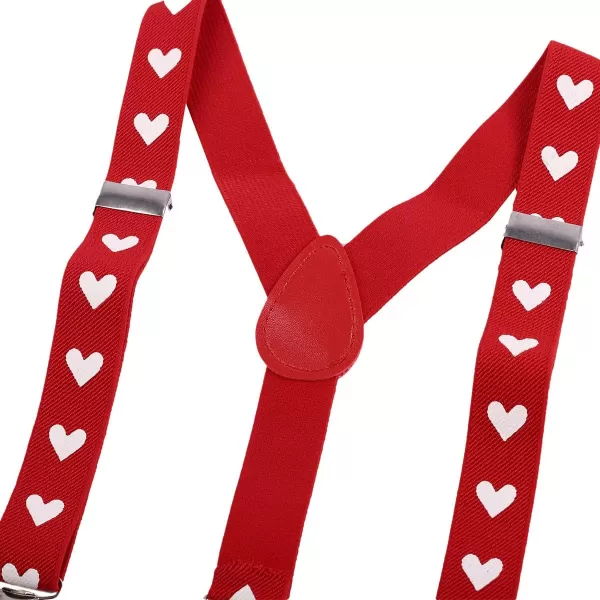 Baby Boys Cake Smash Outfit First 1st Birthday Bloomers Adjustable Suspenders Bowtie Set for Photo Props CostumeRed  Heart