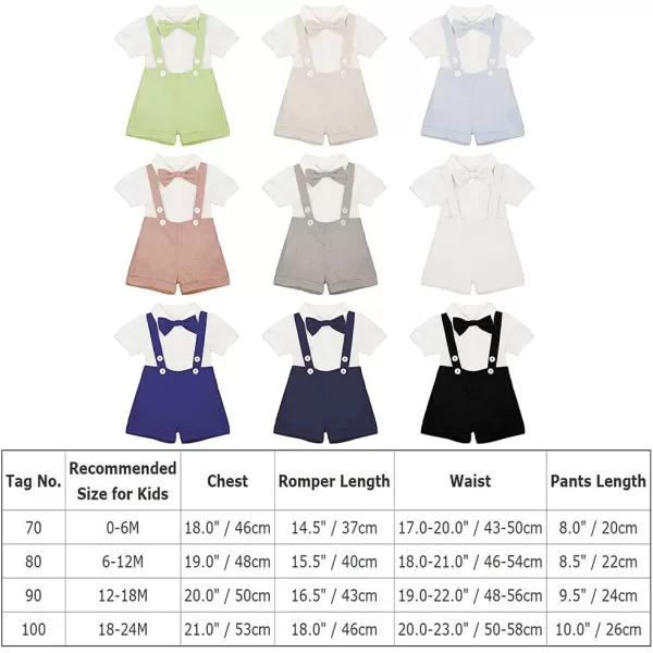 Baby Boys Formal Suit Set Short Sleeve Bowtie TShirt Suspenders Shorts Pants Wedding Tuxedo Outfits Cake Smash ClothesRed Romper