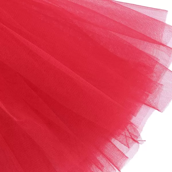 Baby Girl First Birthday Clothes 1st Crown RomperRuffle Tulle SkirtBow Headband 3PCS Party Dress Set Smash Cake OutfitRed Long Sleeve