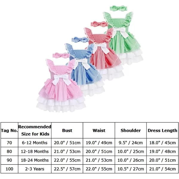 Baby Girl Tutu Dress Summer Sleeveless Plaid Princess Birthday Party Dresses Flower Bowknot Sundress with Headband SetBlack Plaid  Headband