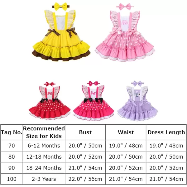 Baby Girl Tutu Dress Summer Sleeveless Plaid Princess Birthday Party Dresses Flower Bowknot Sundress with Headband SetPink Rainbow