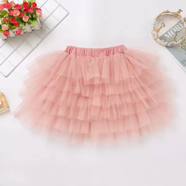 Baby Girl Tutu Skirt with Diaper Cover Toddler Girls Tulle Bloomers and Headband First Birthday Cake Smash Outfits 03TPink Solid Without Diaper