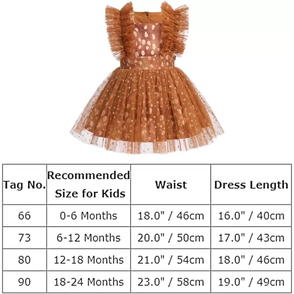 Baby Girls Sequins Romper Tutu Dress Flower Bowknot Dots Print Summer Flutter Sleeves Princess Birthday Party DressesBrown Reindeer