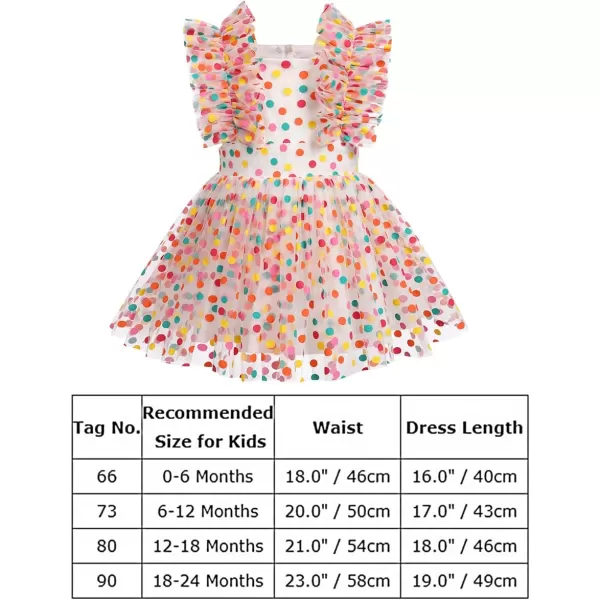 Baby Girls Sequins Romper Tutu Dress Flower Bowknot Dots Print Summer Flutter Sleeves Princess Birthday Party DressesOrange Dots