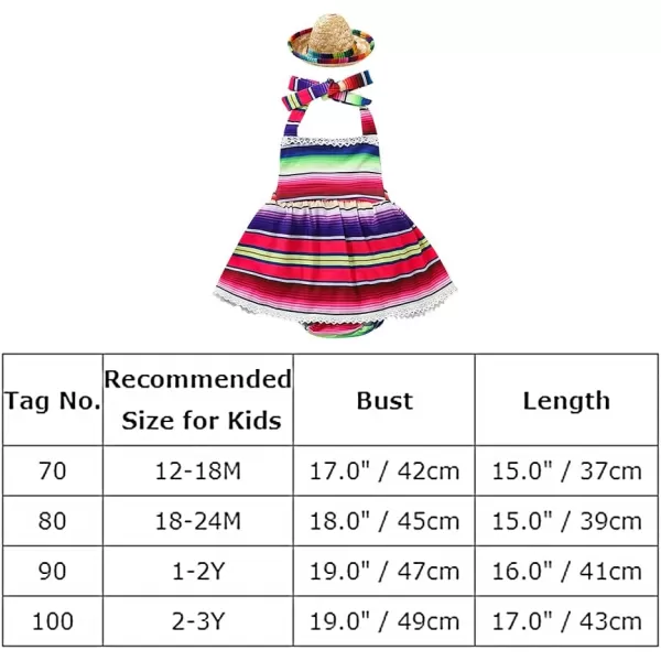 Baby Girls Strawberry Romper Ruffle Bodysuit Summer Sleeveless Backless Sunsuit Dress with Sun Hat Birthday Outfit SetRainbow Striped  Hat