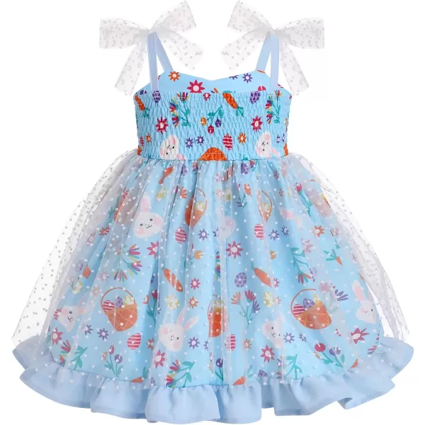 Baby Girls Tutu Dress Summer Sleeveless Backless Princess Birthday Party Dresses Sequin Ruffle Tulle Bowknot SundressBlue Carrot